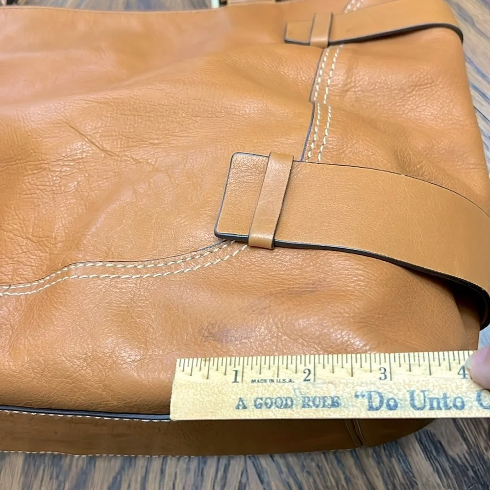 Michael Kors Golden Tan Leather Handbag Purse Tote